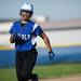 A Lincoln player runs to third base in the game against Skyline on Monday, May 6. Daniel Brenner I AnnArbor.com